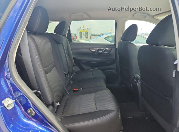 5N1AT2MT7KC841306 2019 NISSAN ROGUE Blue Rear interior view