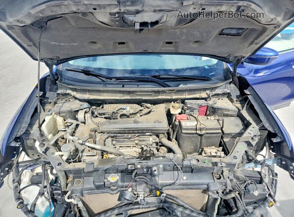 5N1AT2MT7KC841306 2019 NISSAN ROGUE Blue Engine compartment view