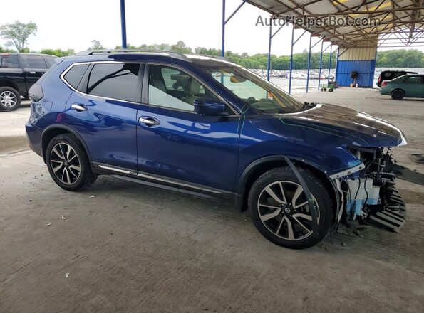5N1AT2MT7LC700205 2020 NISSAN ROGUE Blue Delantero derecho