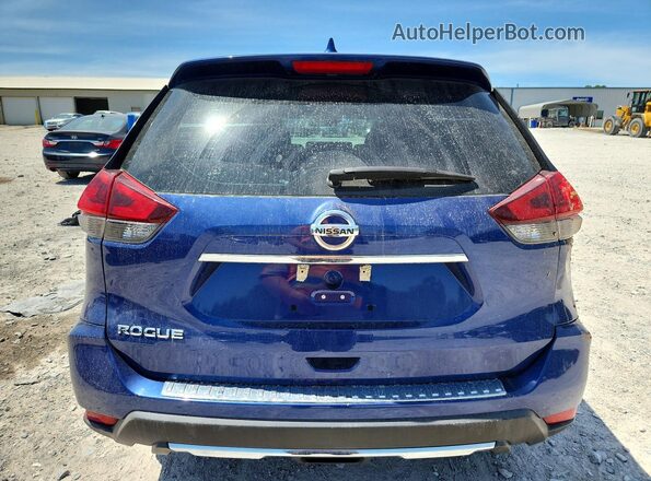 5N1AT2MT7LC746892 2020 NISSAN ROGUE Blue უკანა ხედი