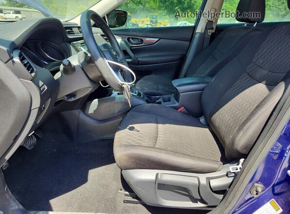 5N1AT2MT7LC746892 2020 NISSAN ROGUE Blue წინა სალონის ხედი