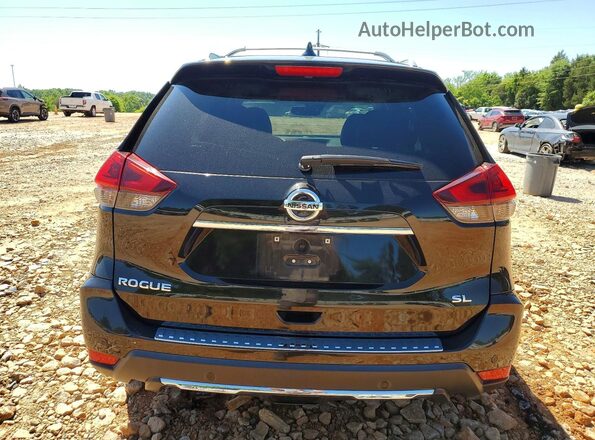 5N1AT2MT7LC748786 2020 NISSAN ROGUE Black Вид ззаду