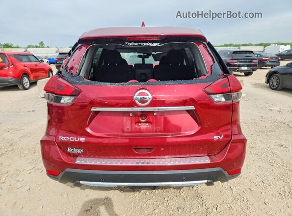 5N1AT2MT7LC786678 2020 NISSAN ROGUE Burgundy Vista trasera