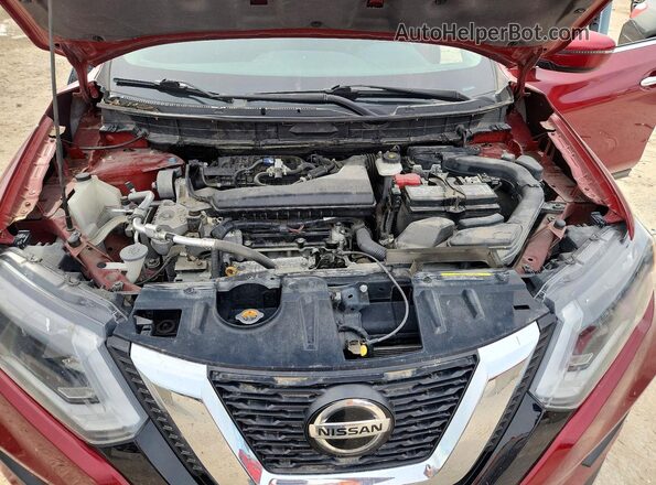5N1AT2MT7LC786678 2020 NISSAN ROGUE Burgundy Vista del compartimento del motor