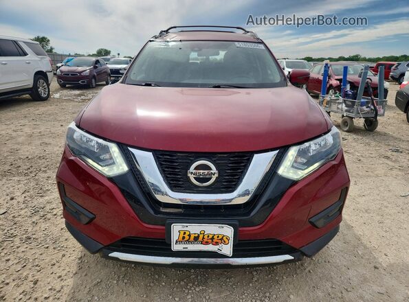 5N1AT2MT7LC786678 2020 NISSAN ROGUE Burgundy Vista frontal