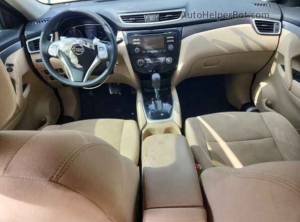 5N1AT2MT8GC827437 2016 NISSAN ROGUE Black Вид панелі приладів