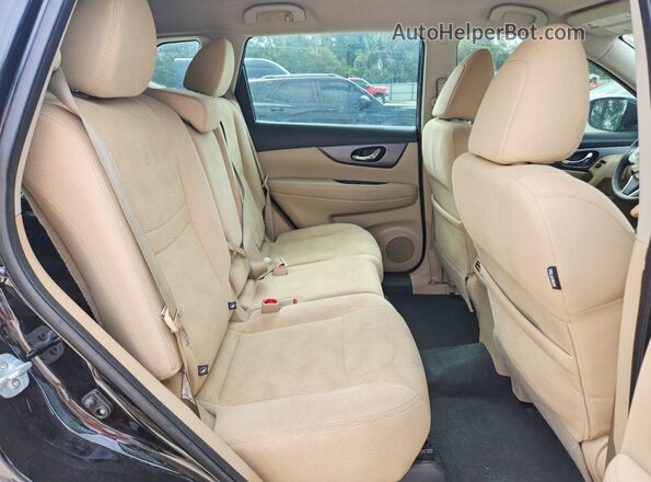 5N1AT2MT8GC827437 2016 NISSAN ROGUE Black Вид задньої частини салону