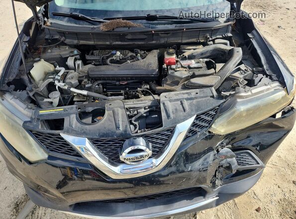 5N1AT2MT8GC827437 2016 NISSAN ROGUE Black Вид підкапотного простору