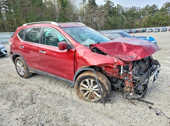 5N1AT2MT8GC917901 2016 NISSAN ROGUE Maroon Առջևի աջ