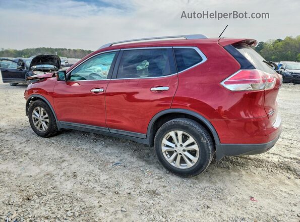 5N1AT2MT8GC917901 2016 NISSAN ROGUE Maroon Հետևի ձախ