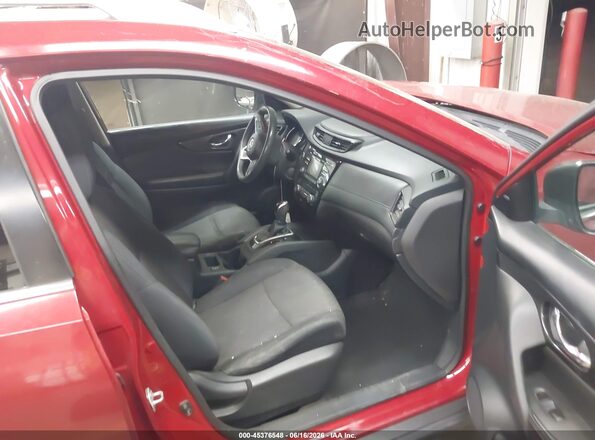 5N1AT2MT8HC744740 2017 NISSAN ROGUE Red Vista interior delantera