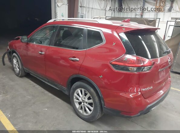 5N1AT2MT8HC744740 2017 NISSAN ROGUE Red Trasero izquierdo