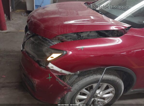 5N1AT2MT8HC744740 2017 NISSAN ROGUE Red Vista frontal