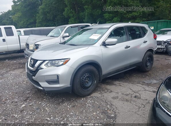 5N1AT2MT8HC773784 2017 NISSAN ROGUE Silver Front left