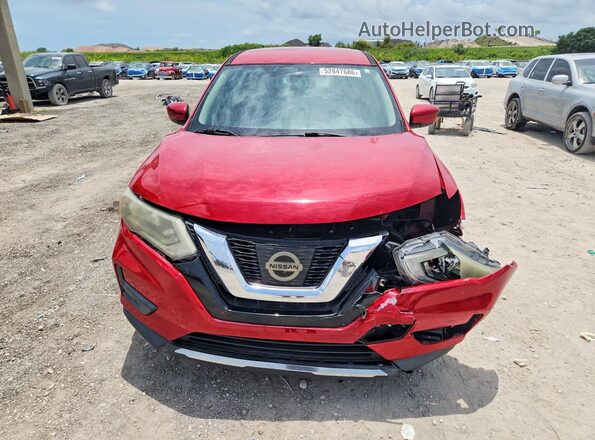 5N1AT2MT8HC841940 2017 NISSAN ROGUE Burgundy Front view