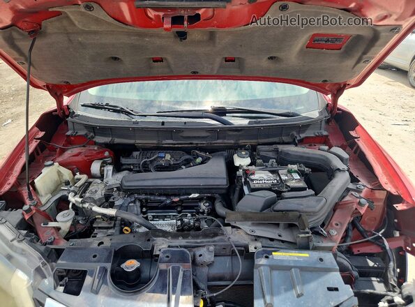 5N1AT2MT8HC841940 2017 NISSAN ROGUE Burgundy Engine compartment view