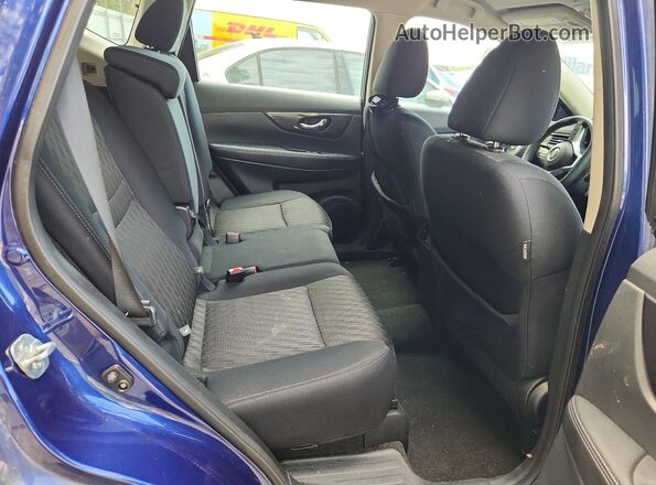 5N1AT2MT8JC760040 2018 NISSAN ROGUE Blue Вид задніх сидінь