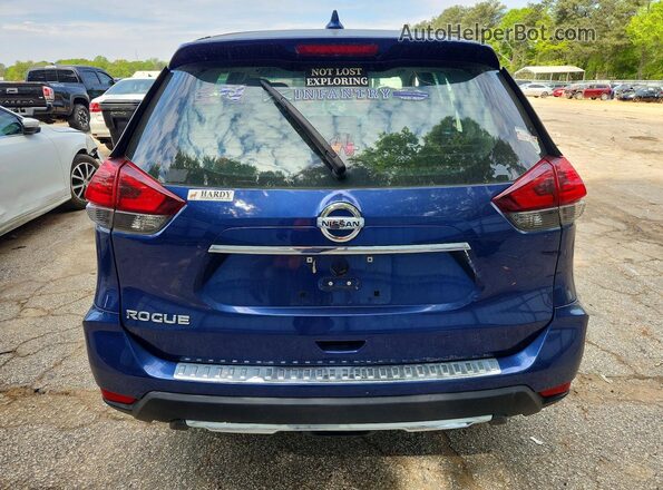5N1AT2MT8JC760040 2018 NISSAN ROGUE Blue Вид ззаду