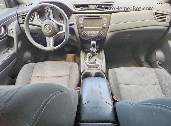 5N1AT2MT8JC760040 2018 NISSAN ROGUE Blue Вид панелі приладів