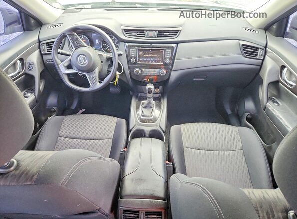 5N1AT2MT8JC827042 2018 NISSAN ROGUE Black წინა პანელის ხედი