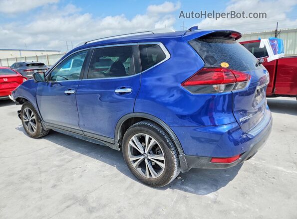 5N1AT2MT8KC766549 2019 NISSAN ROGUE Blue Հետևի ձախ