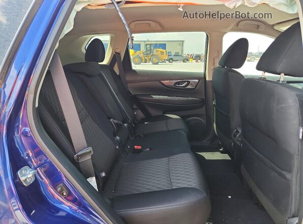 5N1AT2MT8KC766549 2019 NISSAN ROGUE Blue Սալոնի հետևի տեսք