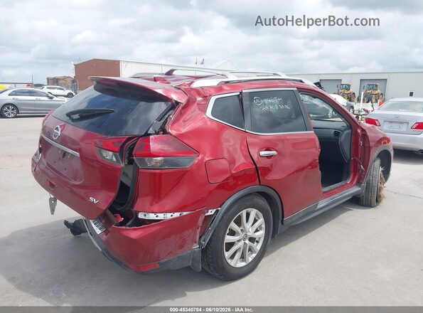 5N1AT2MT8KC798689 2019 NISSAN ROGUE Burgundy Հետևի աջ