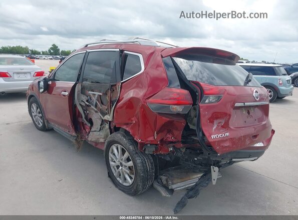 5N1AT2MT8KC798689 2019 NISSAN ROGUE Burgundy Հետևի ձախ