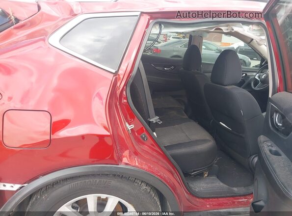 5N1AT2MT8KC798689 2019 NISSAN ROGUE Burgundy VIN կոդի պիտակի տեսք