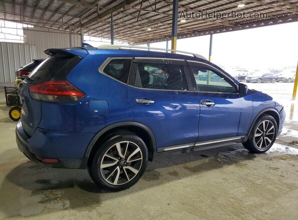 5N1AT2MT8LC742690 2020 NISSAN ROGUE Blue Trasero derecho