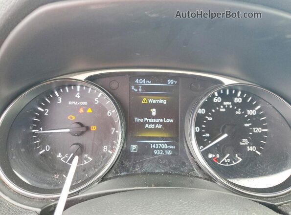 5N1AT2MT9GC740145 2016 NISSAN ROGUE Silver Սարքավորումների վահանակի տեսք