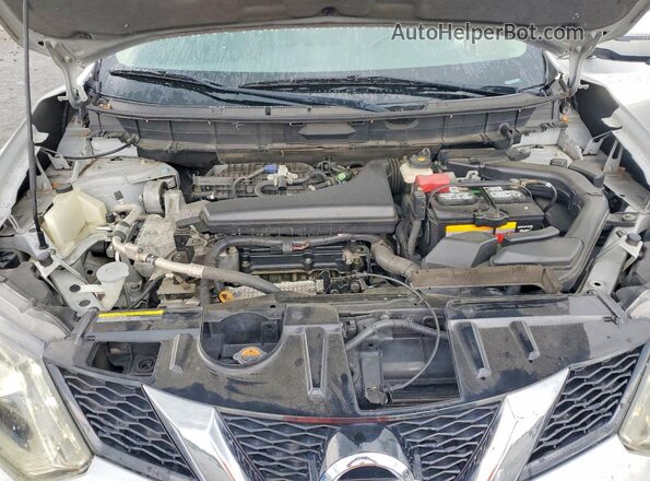 5N1AT2MT9GC740145 2016 NISSAN ROGUE Silver Շարժիչի բաժամունքի տեսք