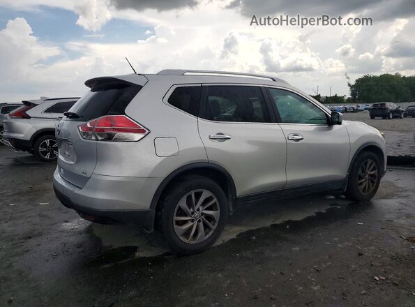 5N1AT2MT9GC740145 2016 NISSAN ROGUE Silver Հետևի աջ