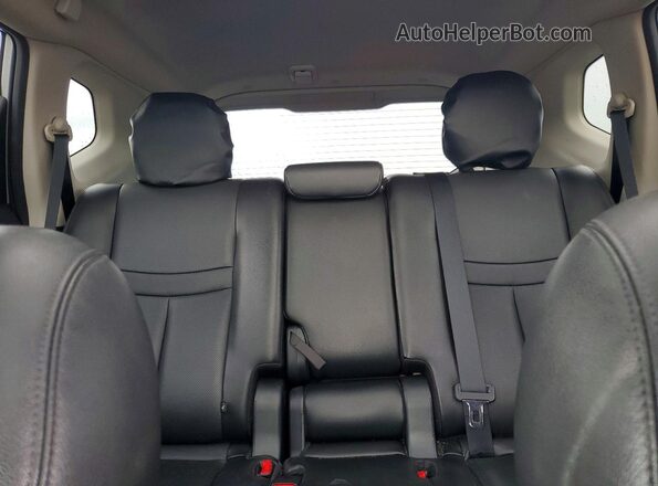 5N1AT2MT9GC740145 2016 NISSAN ROGUE Silver Հետևի նստատեղերի տեսք