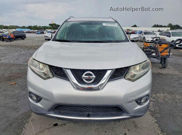 5N1AT2MT9GC740145 2016 NISSAN ROGUE Silver Դիմացի տեսք