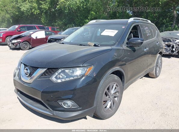 5N1AT2MT9GC786011 2016 NISSAN ROGUE Black Front left