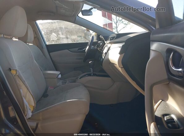 5N1AT2MT9GC831142 2016 NISSAN ROGUE Gray Widok wnętrza z przodu
