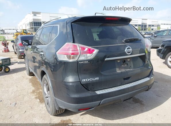 5N1AT2MT9GC853383 2016 NISSAN ROGUE Black Rear left