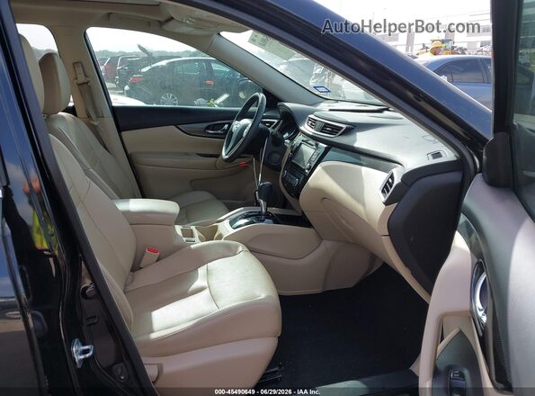 5N1AT2MT9GC853383 2016 NISSAN ROGUE Black Front interior view
