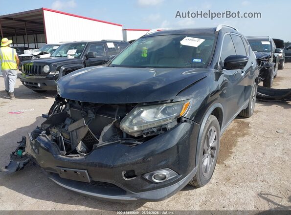 5N1AT2MT9GC853383 2016 NISSAN ROGUE Black Front left