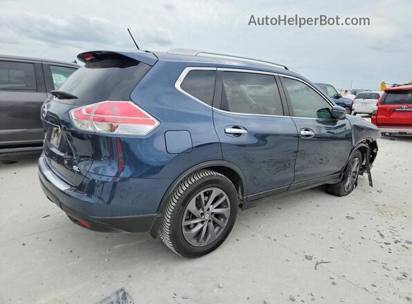 5N1AT2MT9GC866053 2016 NISSAN ROGUE Blue Հետևի աջ