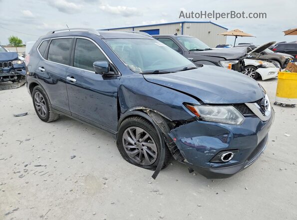 5N1AT2MT9GC866053 2016 NISSAN ROGUE Blue Առջևի աջ