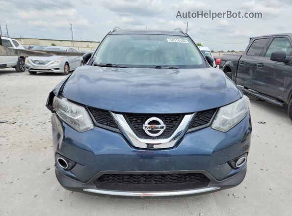 5N1AT2MT9GC866053 2016 NISSAN ROGUE Blue Դիմացի տեսք
