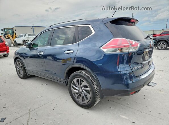 5N1AT2MT9GC866053 2016 NISSAN ROGUE Blue Հետևի ձախ