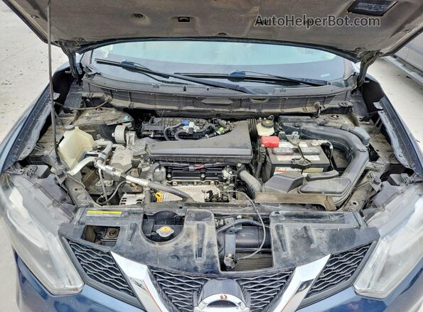 5N1AT2MT9GC866053 2016 NISSAN ROGUE Blue Շարժիչի բաժամունքի տեսք
