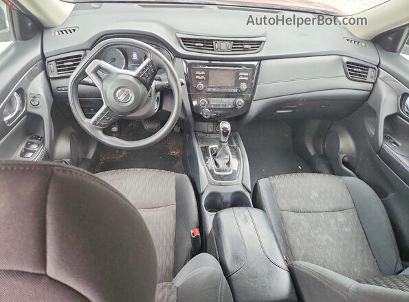 5N1AT2MT9HC841154 2017 NISSAN ROGUE Red წინა პანელის ხედი