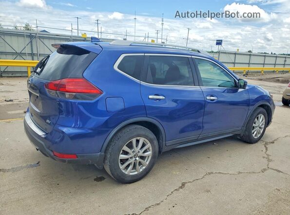 5N1AT2MT9HC887387 2017 NISSAN ROGUE Blue Հետևի աջ