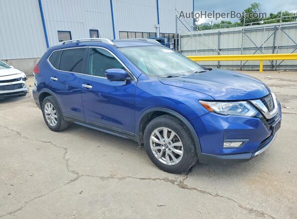 5N1AT2MT9HC887387 2017 NISSAN ROGUE Blue Առջևի աջ