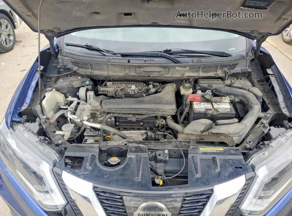 5N1AT2MT9HC887387 2017 NISSAN ROGUE Blue Շարժիչի բաժամունքի տեսք