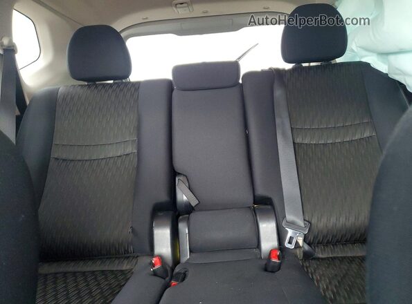 5N1AT2MT9HC887387 2017 NISSAN ROGUE Blue Հետևի նստատեղերի տեսք